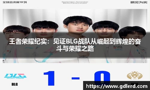 王者荣耀纪实：见证BLG战队从崛起到辉煌的奋斗与荣耀之路